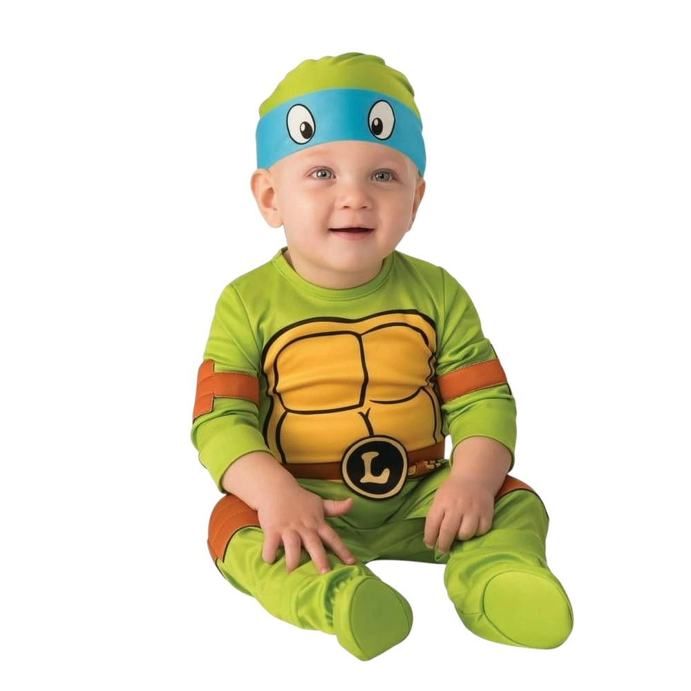 Infant Nickelodeon Teenage Mutant Ninja Turtle Costume All 4 Turtles 6-12 mo - Picture 5 of 8